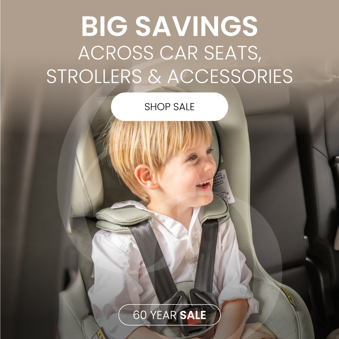 60 Year Sale: Ending Soon | BIG SAVINGS across car seats, stroller & accessories | SHOP NOW