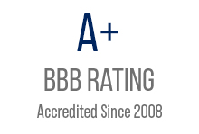 A+ BBB Rating, Accredited Since 2008