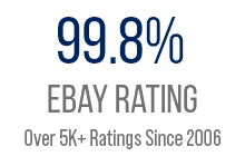 99.8% eBay Rating