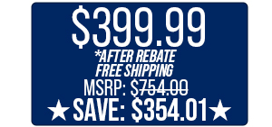 $399.99 After Rebate - Free Shipping