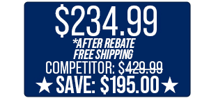 $234.99 After Rebate - Free Shipping