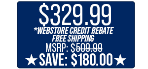 $329.99 Webstore Credit Rebate - Free Shipping