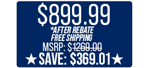 $899.99 After Rebate - Free Shipping