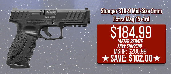 Stoeger STR-9 Mid-Size 9mm Extra Mag 15+1rd $184.99 After Rebate - Free Shipping