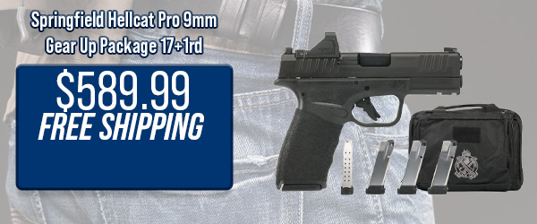 Springfield Hellcat Pro 9mm Gear Up Package 17+1rd $589.99 Free Shipping