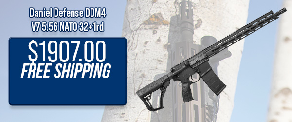 Daniel Defense DDM4 V7 5.56 NATO 32+1rd $1,907.00 Free Shipping