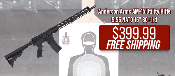 Anderson Arms AM-15 Utility Rifle 5.56 NATO 16" 30+1rd $399.99 Free Shipping