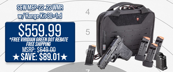 S&W M&P-22 .22 WMR w/ Range Kit 30+1rd $559.99 Free Shipping!