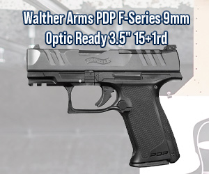 Walther Arms PDP F-Series 9mm Optic Ready 3.5" 15+1rd