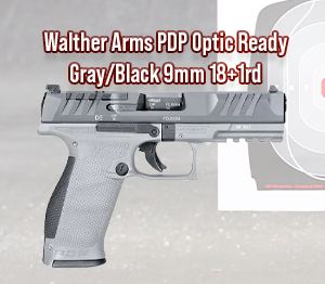 Walther Arms PDP Optic Ready Gray/Black 9mm 18+1rd