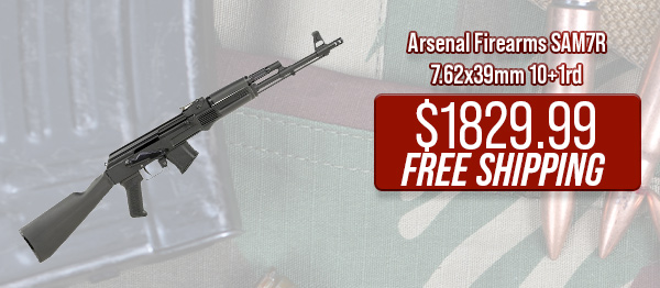 Arsenal Firearms SAM7R 7.62x39mm 10+1rd $1,829.99 Free Shipping