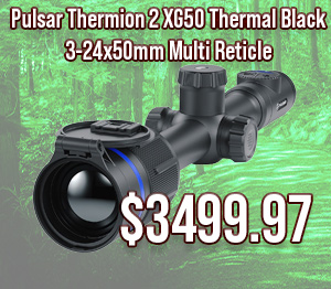 Pulsar Thermion 2 XG50 Thermal Black 3-24x50mm Multi Reticle $3,499.97