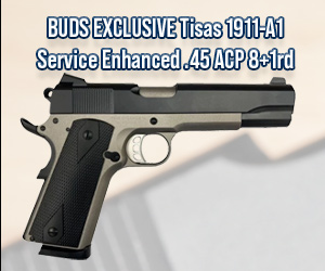 BUDS EXCLUSIVE Tisas 1911-A1 Service Enhanced .45 ACP 8+1rd $399.99 Free Shipping