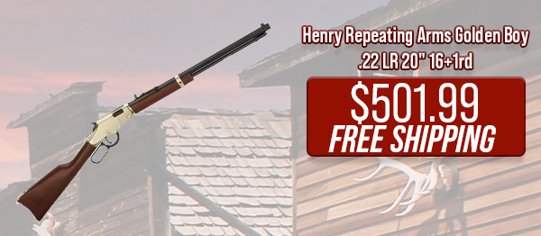 Henry Repeating Arms Golden Boy .22 LR 20" 16+1rd $501.99 Free Shipping