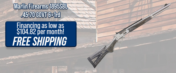 Marlin Firearms 1895SBL .45-70 GOVT 6+1rd Financing as low as $104.82 per month! Free Shipping