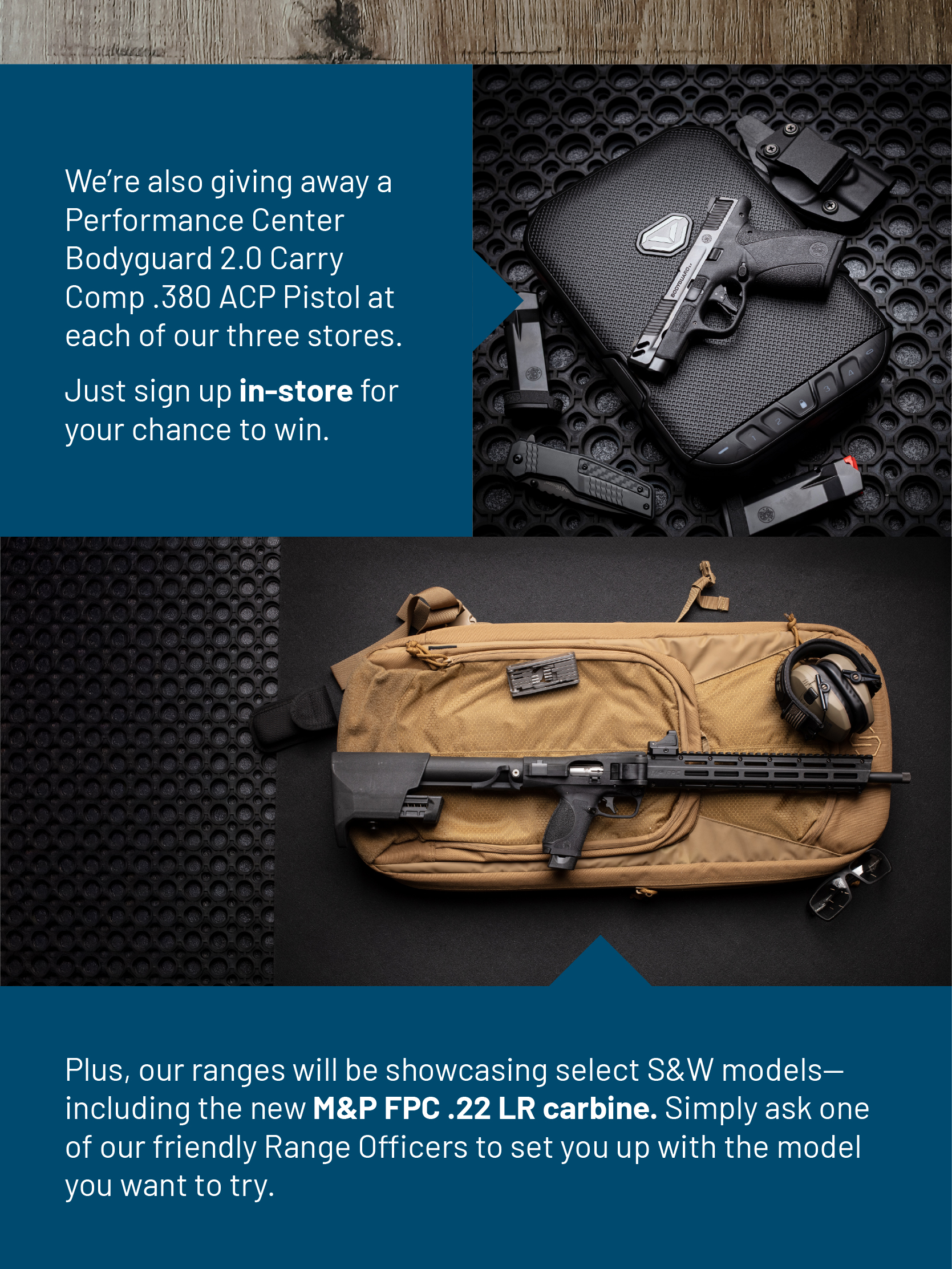 Smith and Wesson In-Store Giveaway