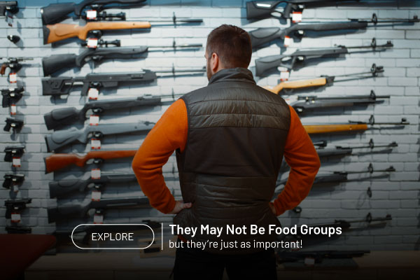 EXPLORE. They may not be food groups but they're just as important!