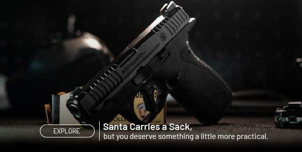 Explore. Santa carries a sack, but you deserve something a little more practical