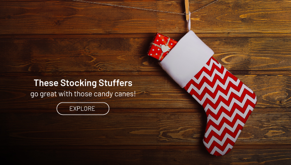 These stocking stuffers go great with those candy canes. Explore.