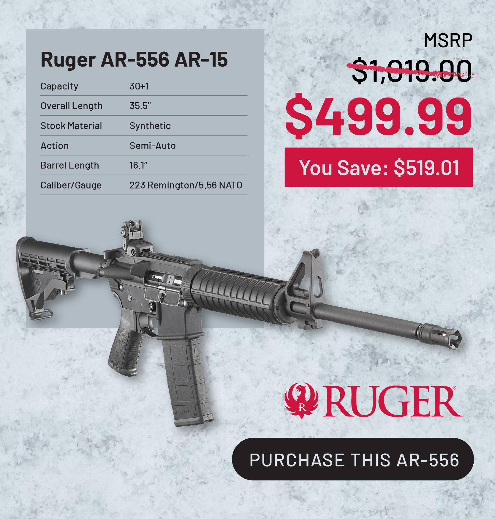 Ruger AR-556 AR 15