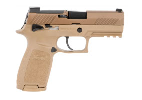 Sig Sauer P320 M18 9mm Pistol FDE Night Sights
