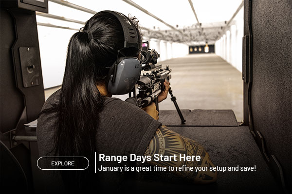 Range days start here. January is a great time to refine your setup and save. Explore.