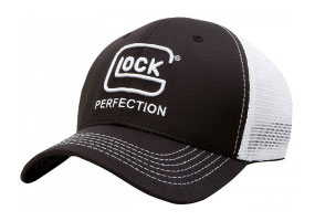 Glock Ranger Mesh Hat Black and White Glock Patch