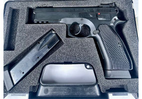 Used CZ 75 SP-01 Shadow 9mm with Box and 2 Magazines