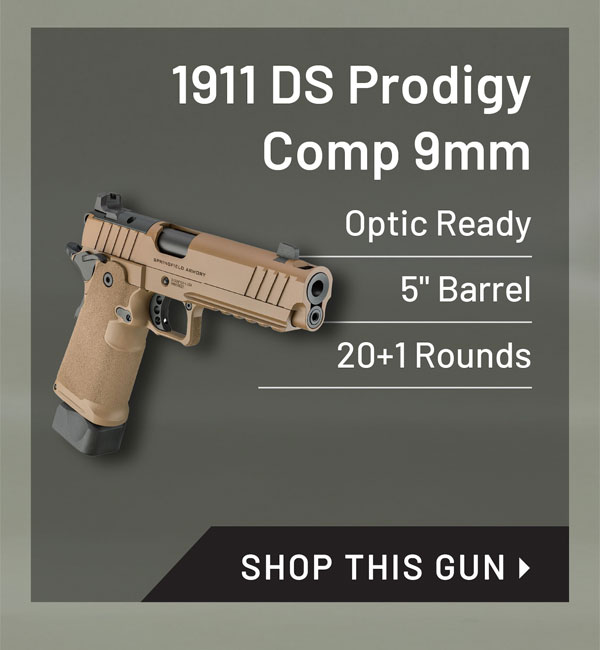 1911 DS Prodigy Comp 9mm. Shop this gun.