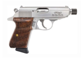WaIther PPK/S SD 32AP Stainless Steel Threaded Barrel Walnut