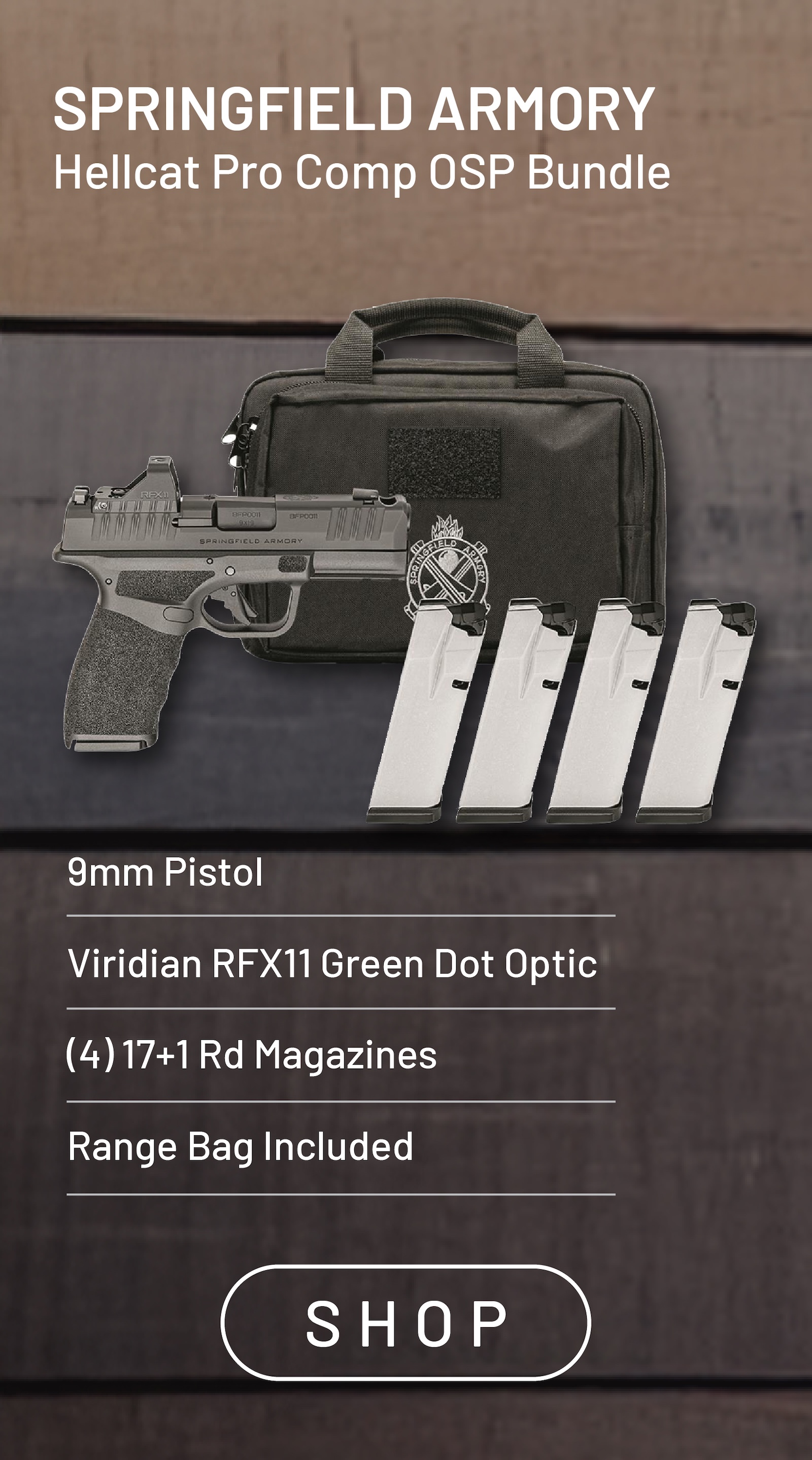 Shop the Springfield Armory Hellcat Pro Comp OSP Bundle