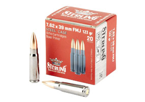 Sterling SC 762X39 123gr FMJ 20/1000