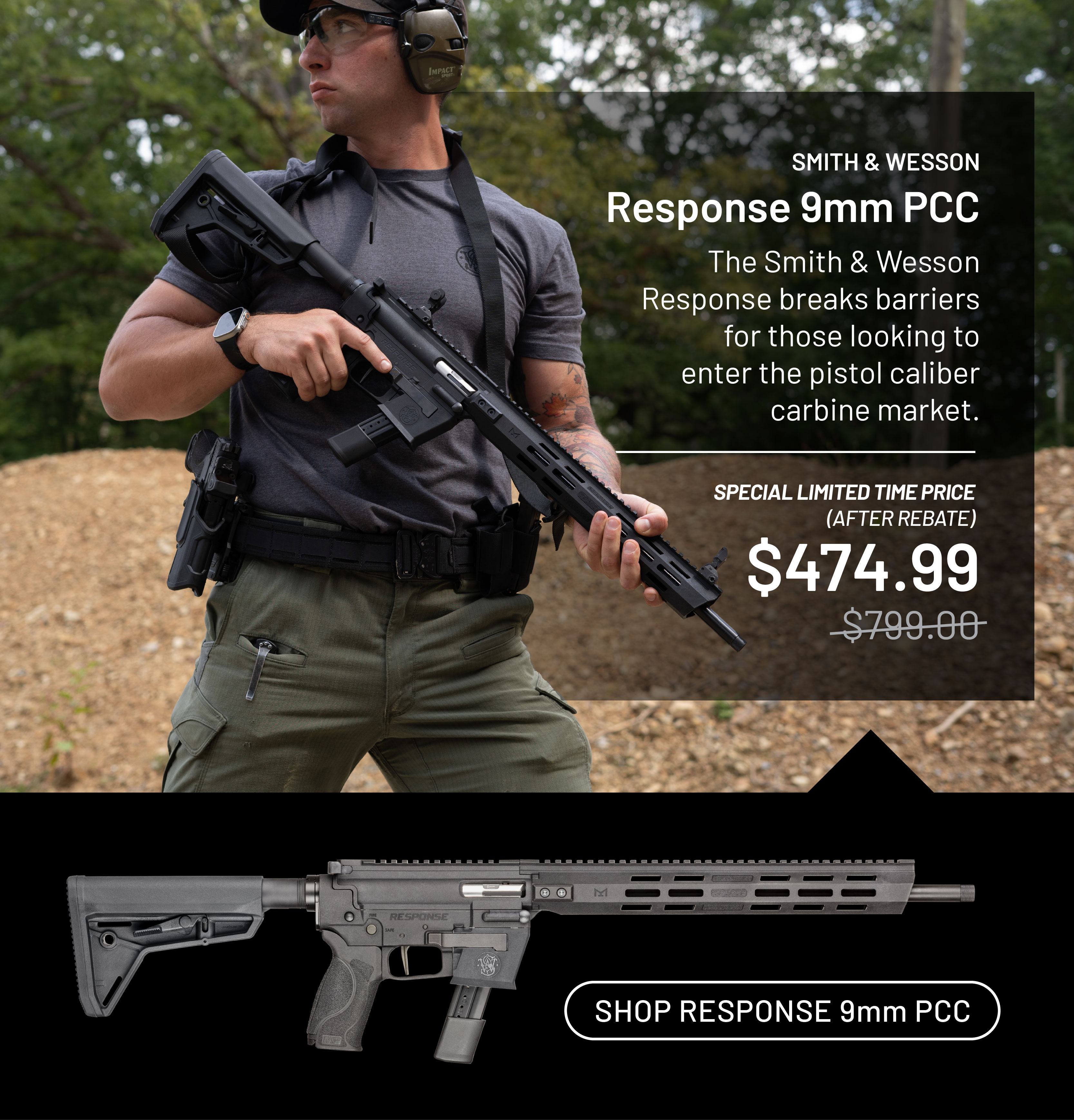 Smith and Wesson Response 9mm PCC. Take a closer look.