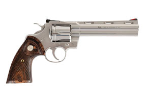 Colt Python .357 Magnum Revolver 6 Inch Barrel Stainless Walnut Grip 6 Shot