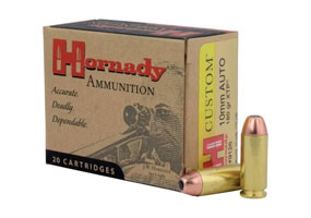 Hornady Custom 10mm 180gr Jacketed HP Extreme Terminal 20 Round Box