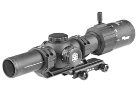 Sig Sauer Tango-MSR LPVO 1-6x 24mm BDC6 Reticle Rifle Scope 3.93" - 3.74" Eye Relief