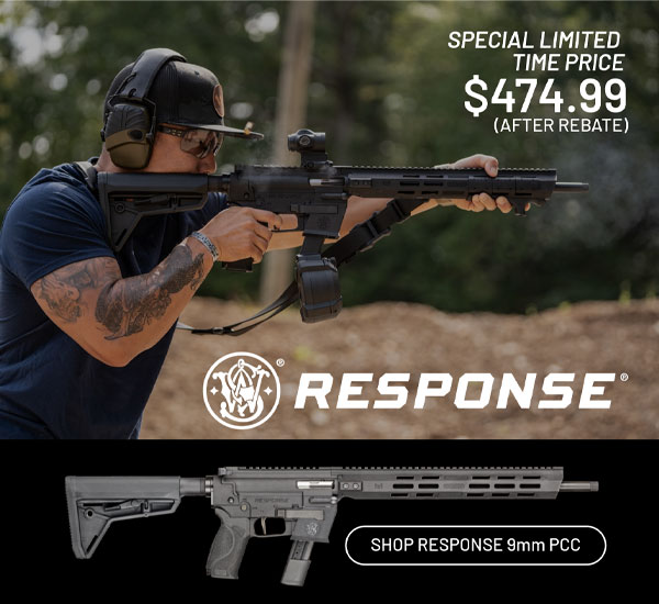 Smith & Wesson Response 9mm PCC 16.5" Barrel, FLEXMAG (S&W/Glock) 23+1