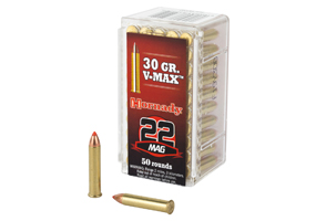 Hornady V-Max 22 Magnum Ammo 30gr 50 Round Box