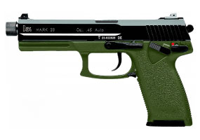 Heckler & Koch Mark 23 .45 ACP Semi Auto Pistol 5.87" OD Green, 12+1