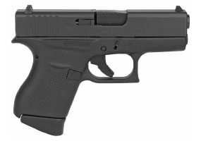 Glock G43 Gen 3 Subcompact 9mm Pistol 3.39"  6+1