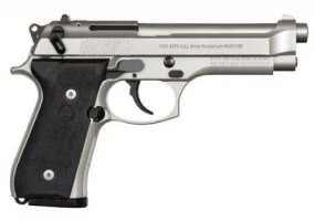 Beretta 92FS Inox 9mm 4.9" Semi Auto Pistol, 15+1