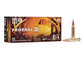 Federal Fusion 223 Remington Ammo 62gr Bonded Soft Point 20 Rounds