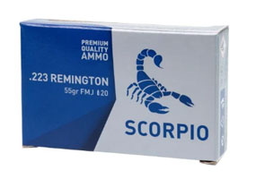 STV Technology Scorpio .223 Rem 55gr FMJ 20 Rounds