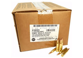 Remington UMC .223 Remington MC FMJ Bulk Pack 1,000 Rounds