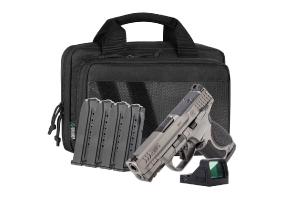 Smith & Wesson M&P M2.0 Metal 9mm 3.6" OR (5) Mags, Red Dot, Case 15+1