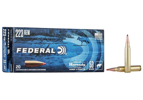 Federal Varmint & Predator .223 Rem 53gr V-Max Bullet, 20 Rounds