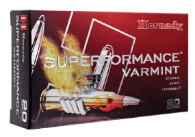 Hornady Superformance Varmint 243 Winchester 58gr V-max 20 Rounds