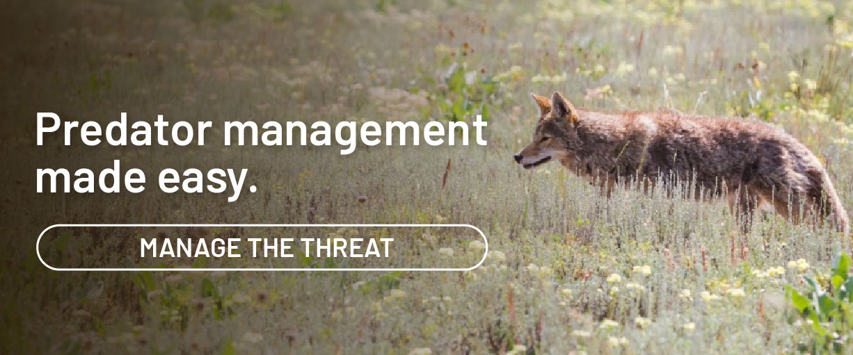Predator management made easy. Manage the threat.
