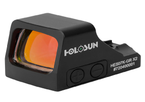 Holosun HE507K X2 Reflex Sight 2 MOA Green Dot/32 MOA Circle Reticle