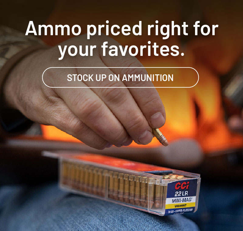 Ammo priced right for your favorites. Stock up on ammunition.